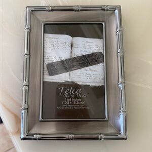 Fetco Brushed Silver Bamboo Frame